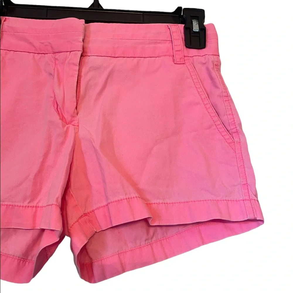 J Crew Hot Pink Chino Shorts